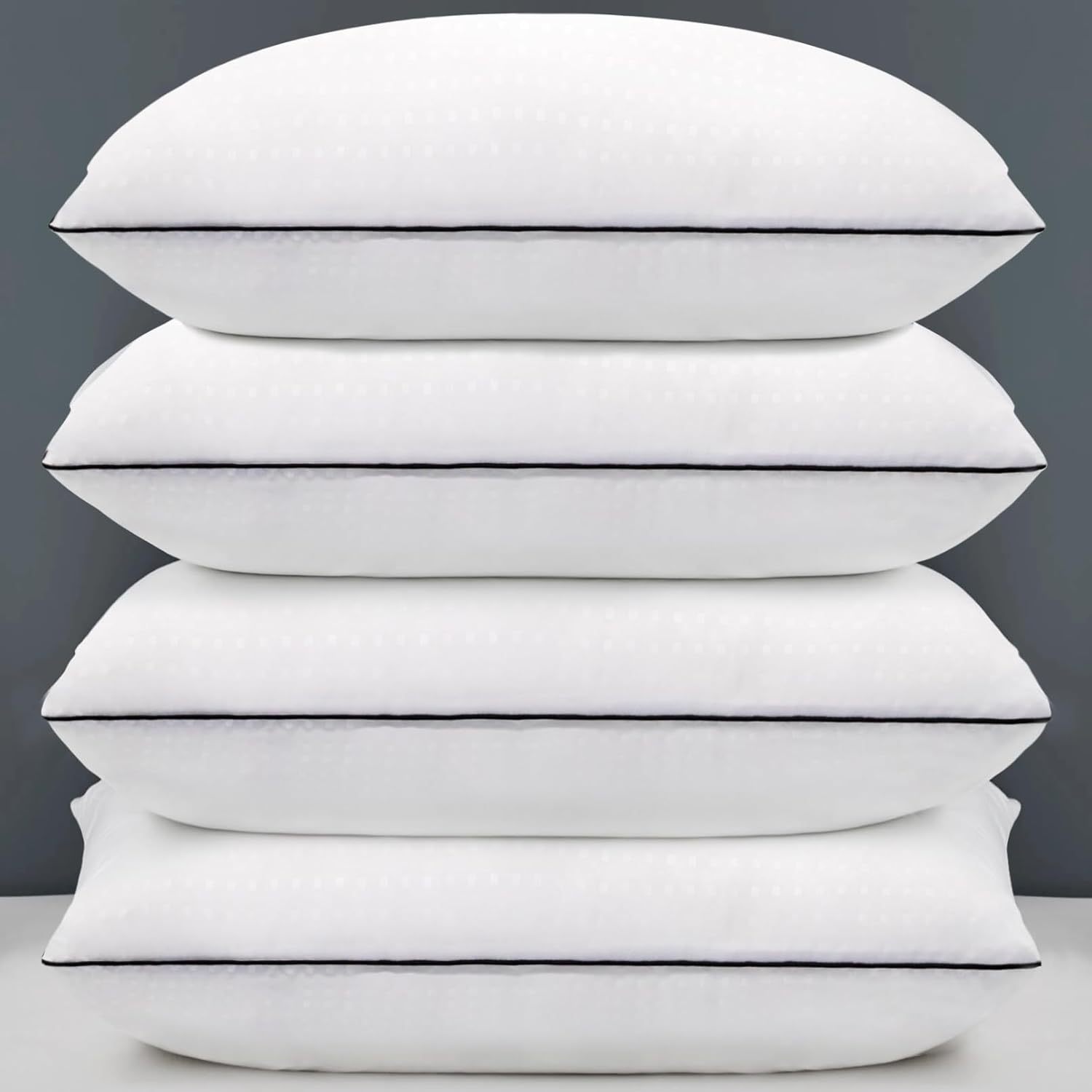 

Bed Pillows For Sleeping Set Of 4, Support Pillows For Stomach, Side And Back Sleepers