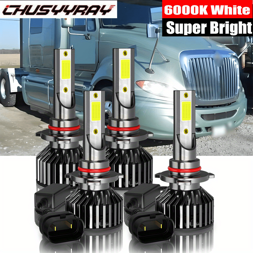 

4pcs Led Headlight Bulbs Fit For International Star 2008-2016 Year 80w 6000k Cold White 28000lm