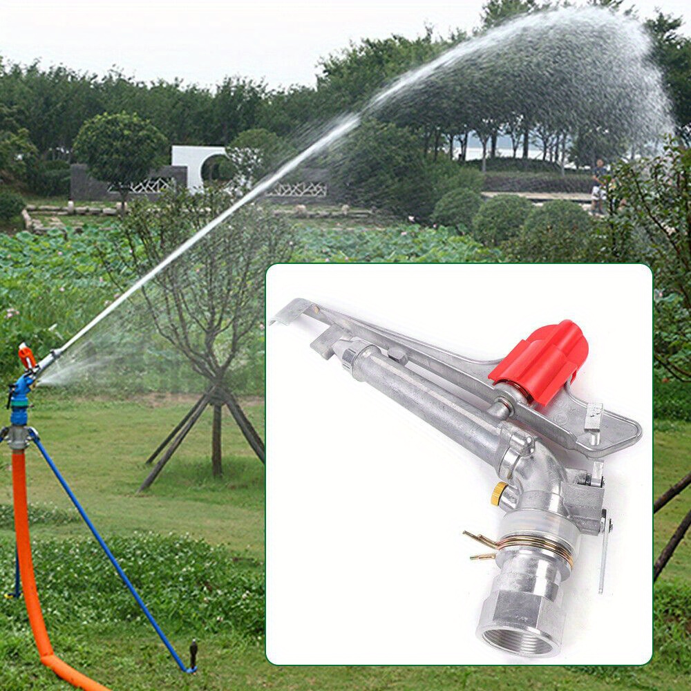 

2" Irrigation Sprinkler Large Area Watering Spray 360°adjustable 65-80m Us