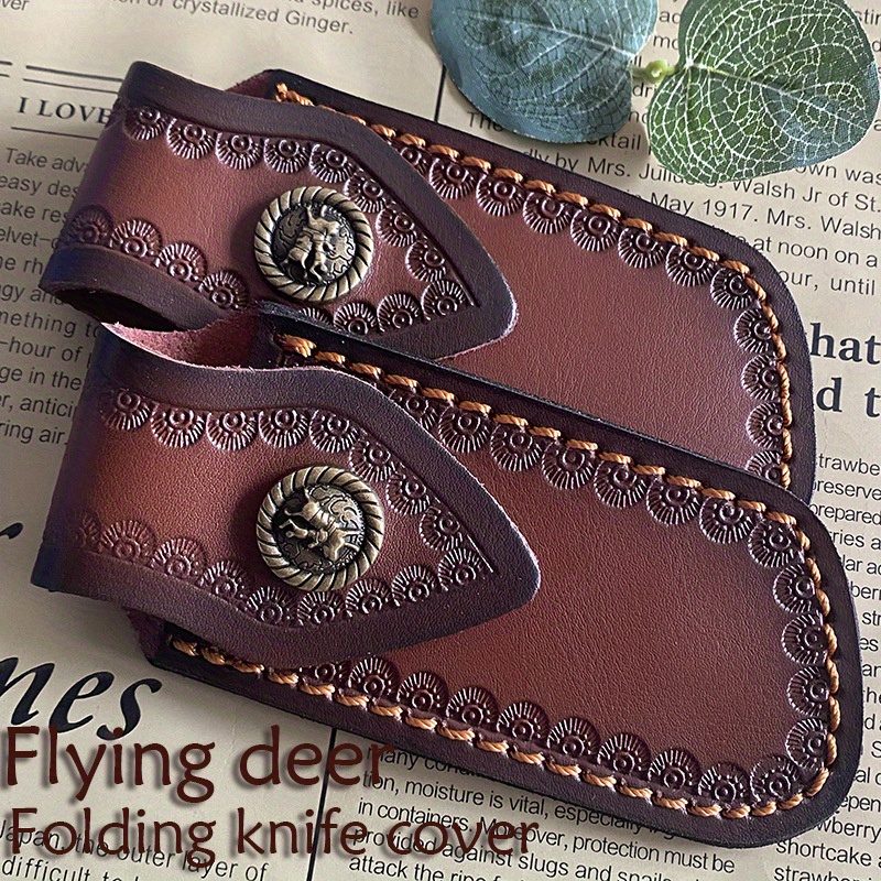 

Festive Outdoor Hunting Leather Sheath - Pu Material - Portable And Durable