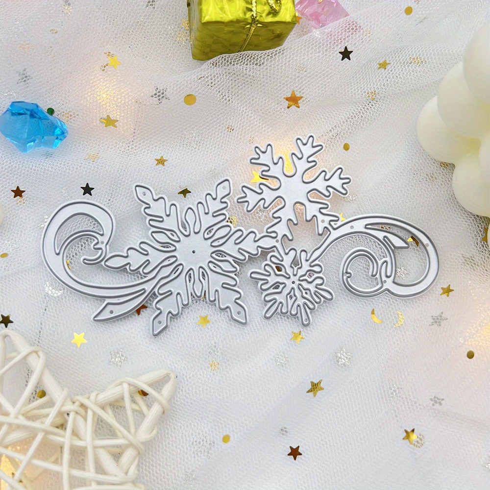 

Merry Christmas Metal Cutting Dies - 1pc Embossing Stencil For Diy Card Making, Scrapbooking & Crafts