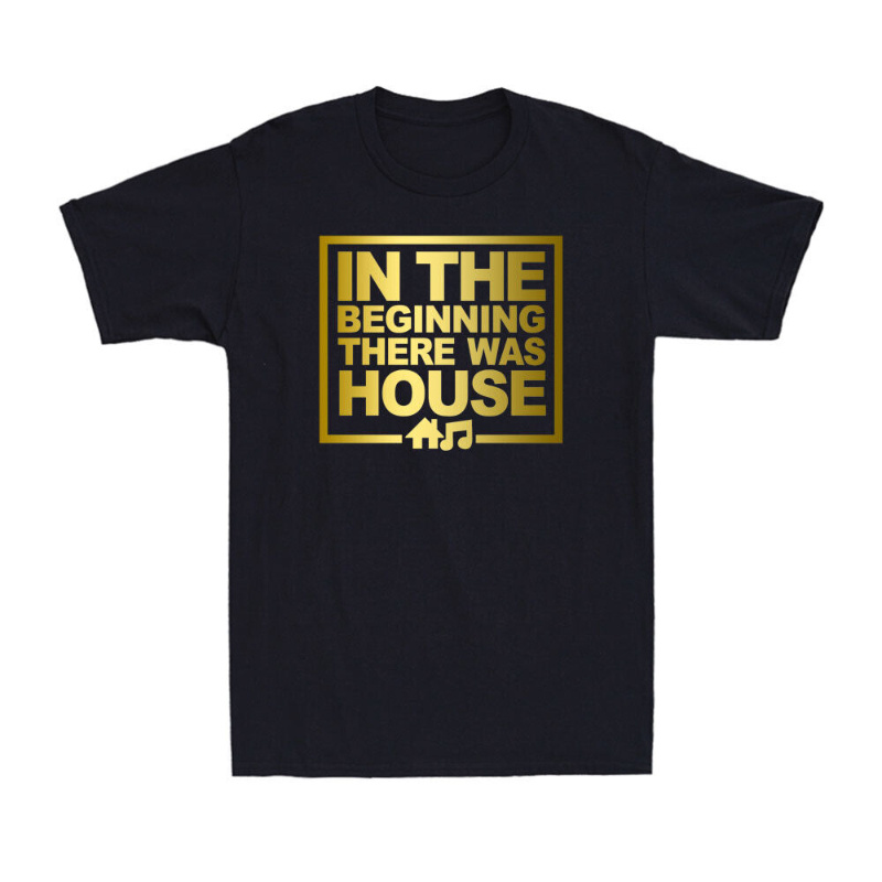 

There Was House - Edm Dj Golden Print Men's T-shirt