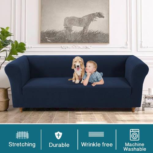 stretch chesterfield sofa covers for living room soft sofa couch covers for 3 cushion couch non slip sofa slipcover for dogs pet furniture protector feature jacquard fabric