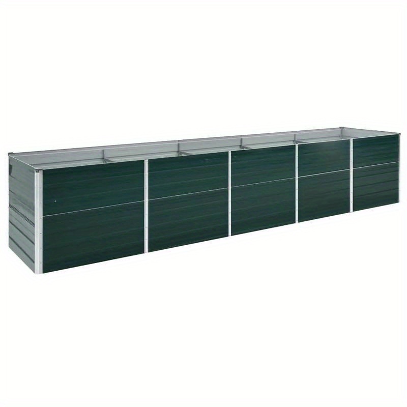 

Garden Raised Bed Galvanized Steel 400x80x45 Cm Green