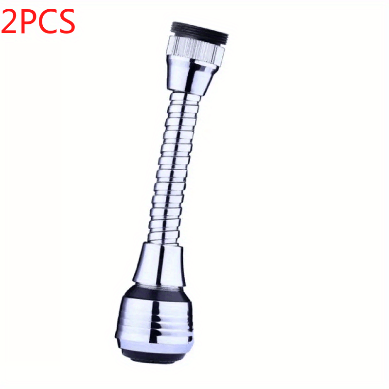 2pcs 360° Rotatable Faucet Extenders - 2 Adjustable , High Pressure, Water , , Ideal For Kitchen & Bathroom Sinks, Bathroom Accessories
