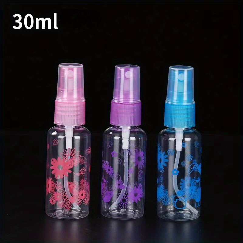 3pcs Ultrafine Mist Spray Bottles - Transparent, Pvc-free, Suitable For , Plant Watering, Cleaning And Skin Care