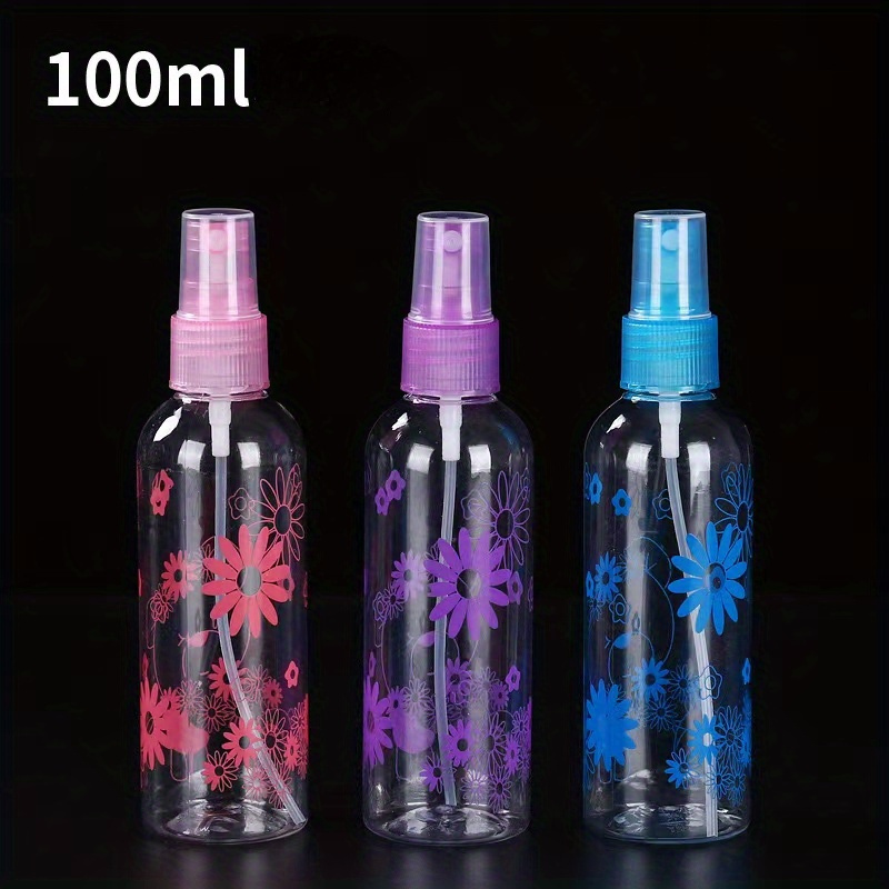3pcs Ultrafine Mist Spray Bottles - Transparent, Pvc-free, Suitable For , Plant Watering, Cleaning And Skin Care