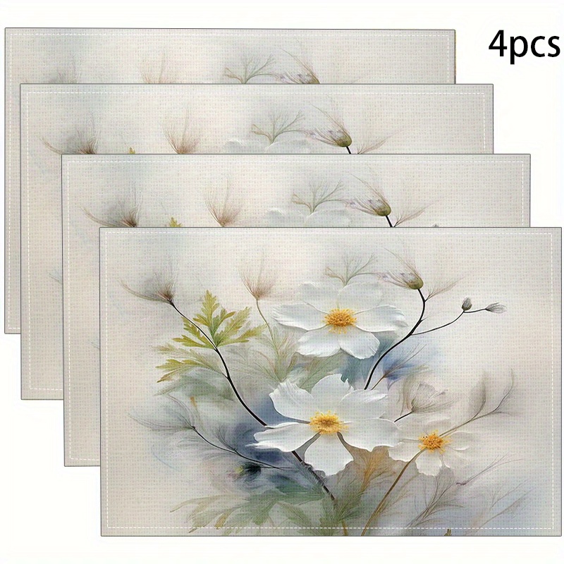 

4pcs Placemats - Table For Dining, , , For & Restaurant