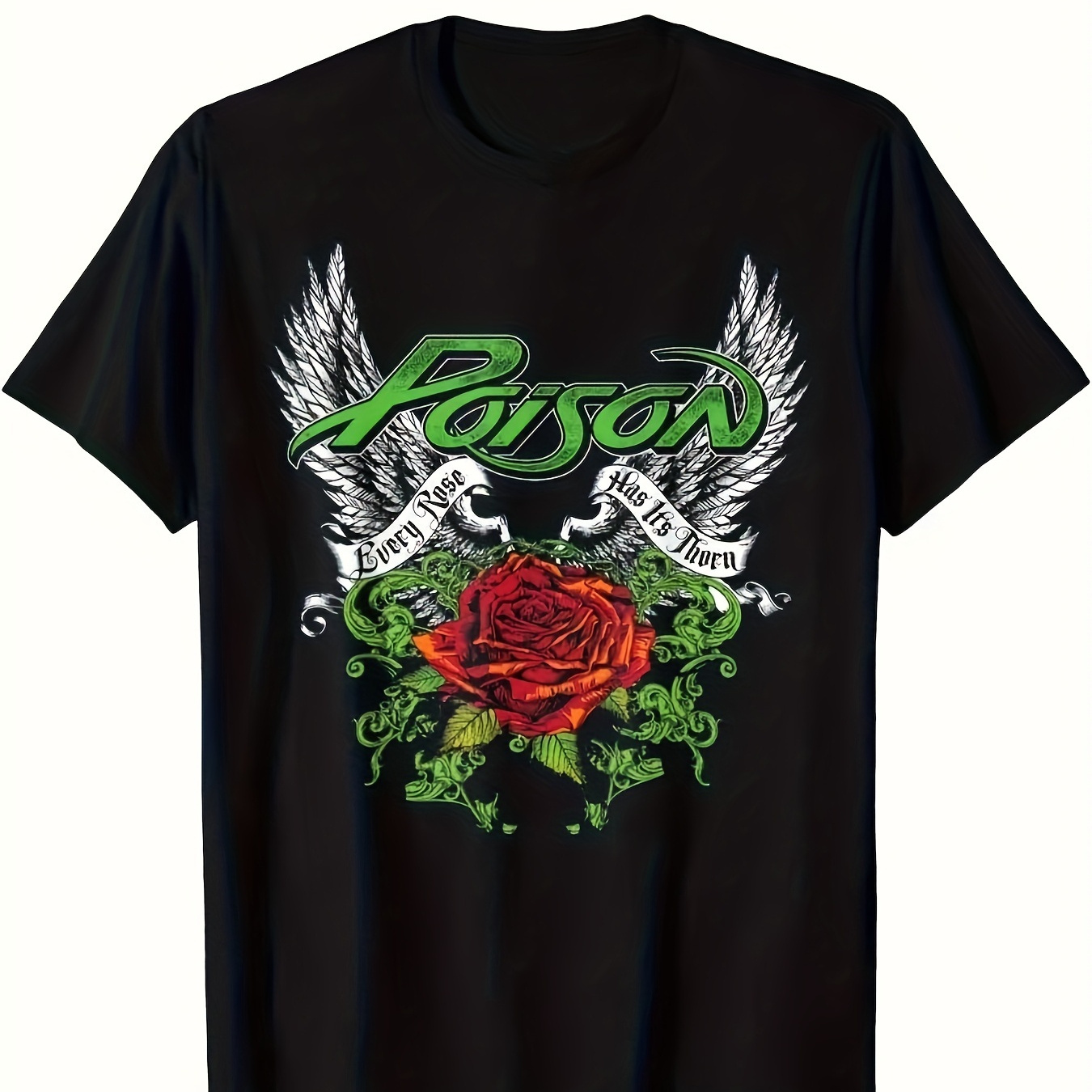 

The Thorns & Black T-shirt Classic, Crew Neck, Short Sleeve, Adult, Casual