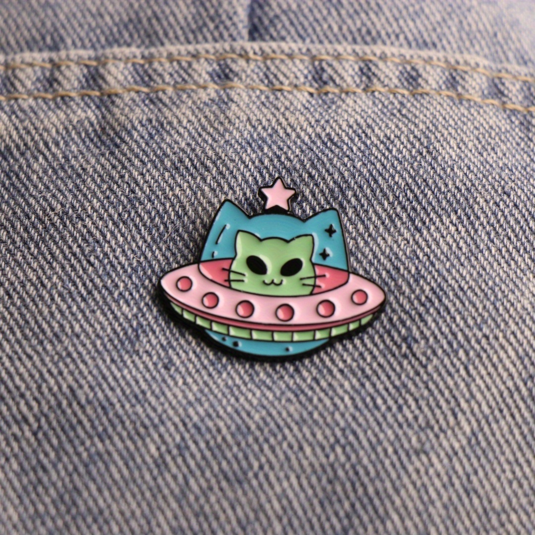 TEMU Pin de esmalte de dibujos animados para mujer, regalo de joyería para mochila para .