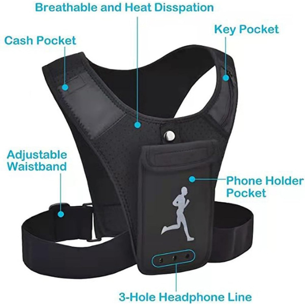 running phone holder vest running vest phone holder running Temu