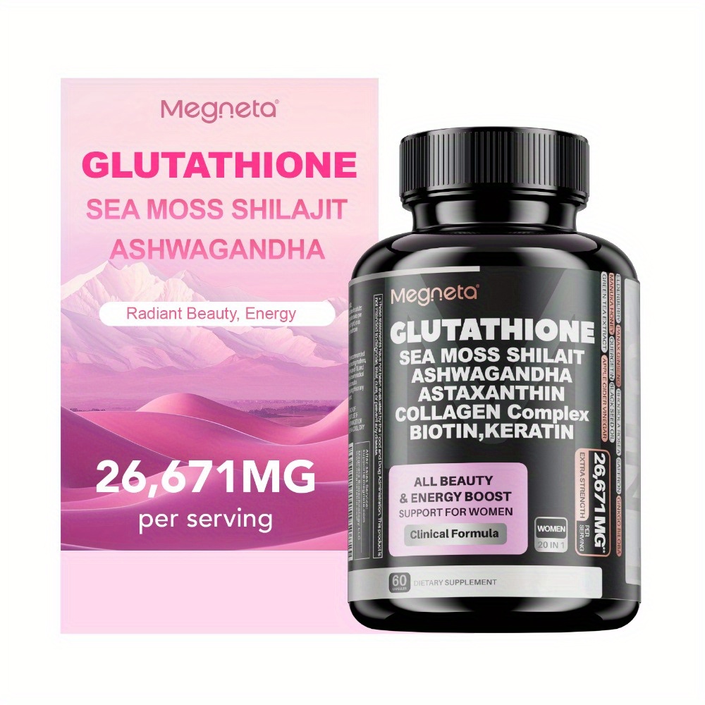 daitea nac glutathione DAITEA NAC+Glutathione 2028MG Dietary Caps – Skin Rejuvenation Support main image 1