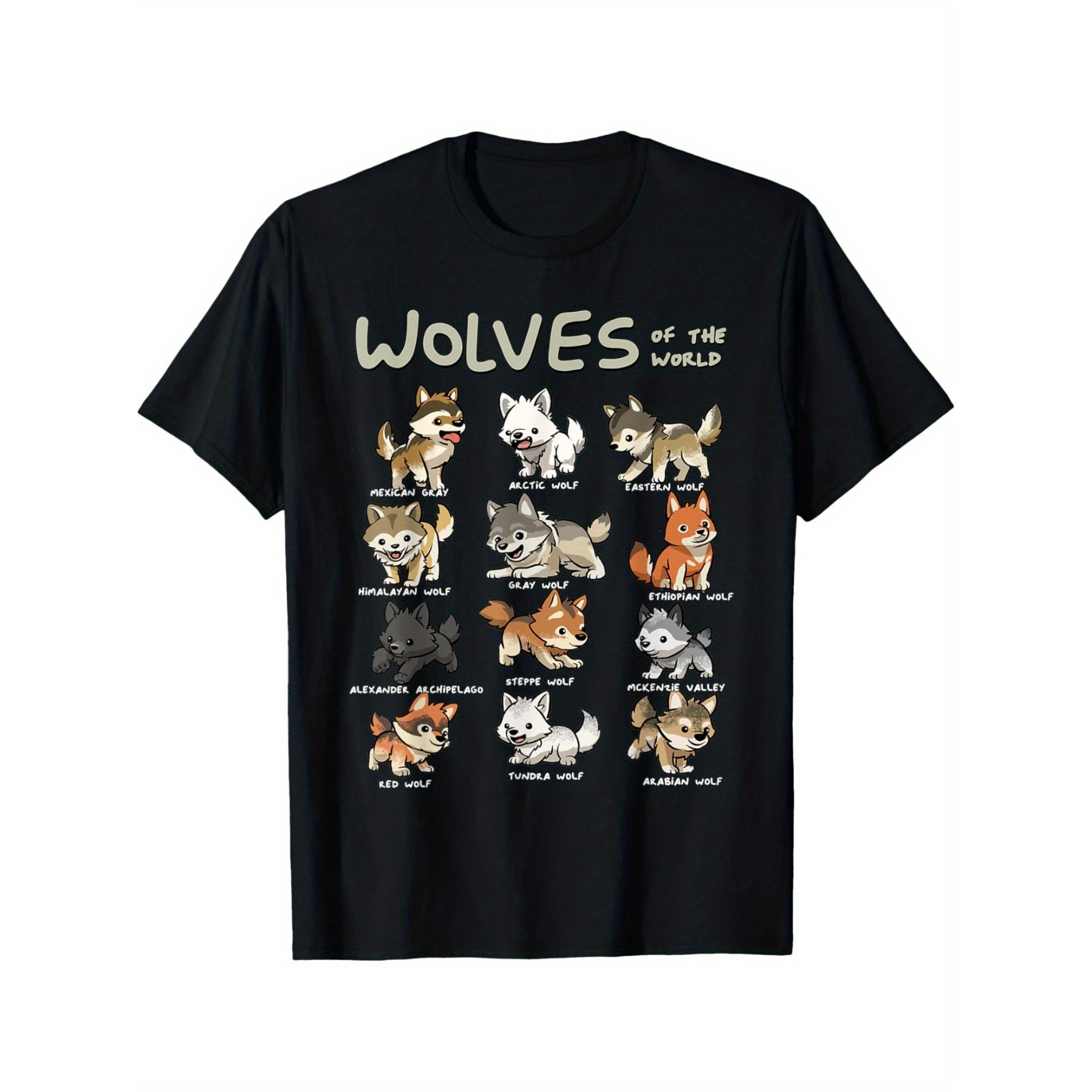 

Chibi Wolf Shirt Wolves T-shirt