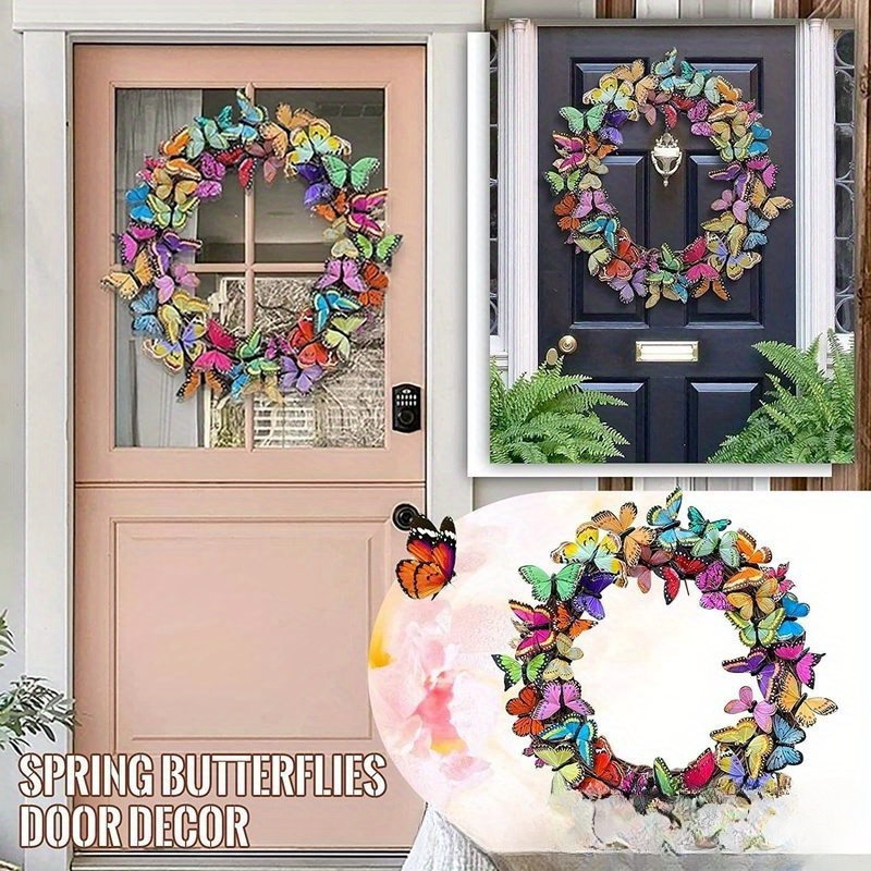 

Vibrant Wreath - Home Decor, Easy-hang Door Ornament, Perfect Gift For