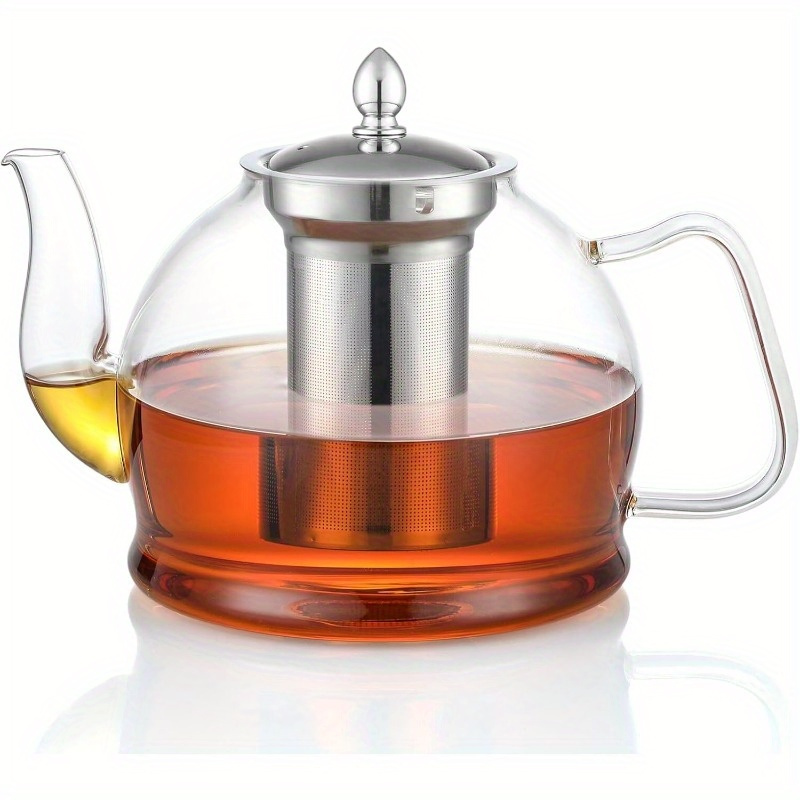 

Glass Teapot With Removable Infuser, Stove , Blooming And Tea Maker Set