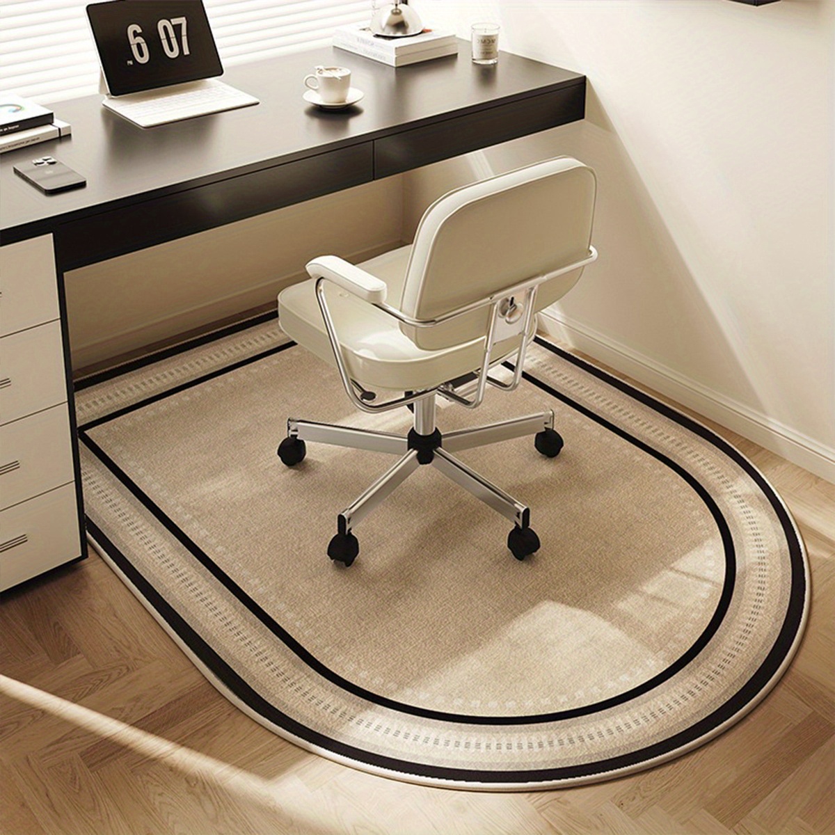 desk chair floor mat sold on Temu United States