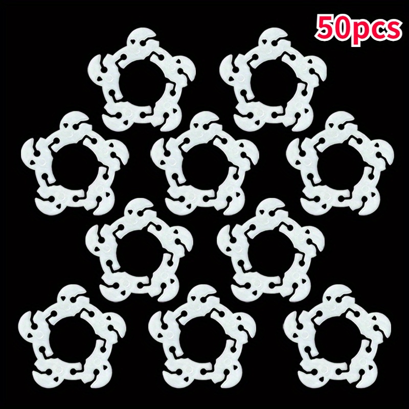 

50pcs - No Needed, For Weddings & Parties - Plastic Buckles