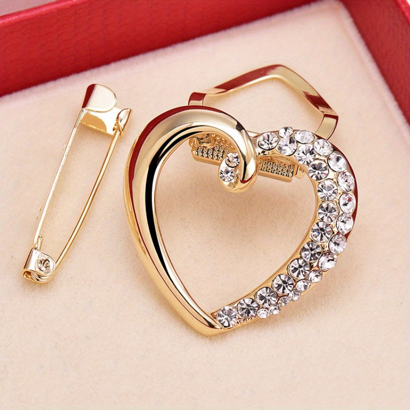 Scarf Clip, Accessory For Hem And Knotting, High-end Brooch And Fastening Clip For T-shirts, Clothes, And Shirts