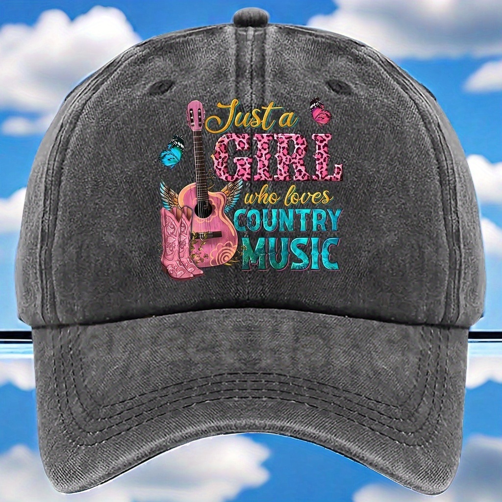 

Cap - Dad Hat Guitar & For Women, Sun