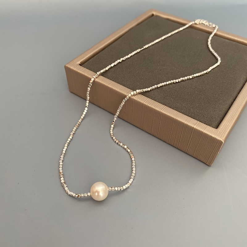 elegant     necklace womens fashion pearl jewelry     and holiday parties natural pearls with surface   gift for valentines day details 3