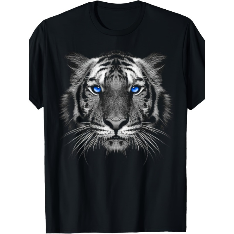 

White Tiger T-shirt - Cool Animal Motif