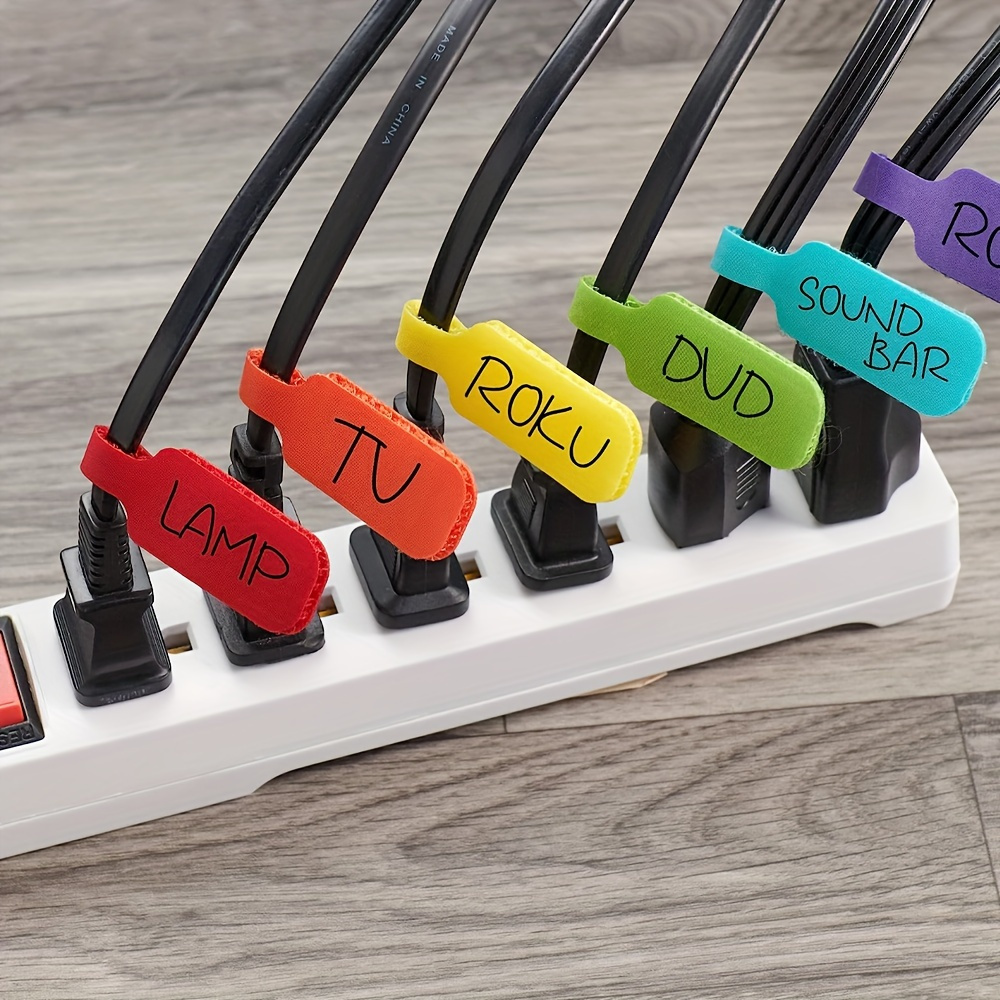 

18pcs Cable Labels - Cord Tags For Easy Organization & Identification Cord Labels Cord Labels Tags