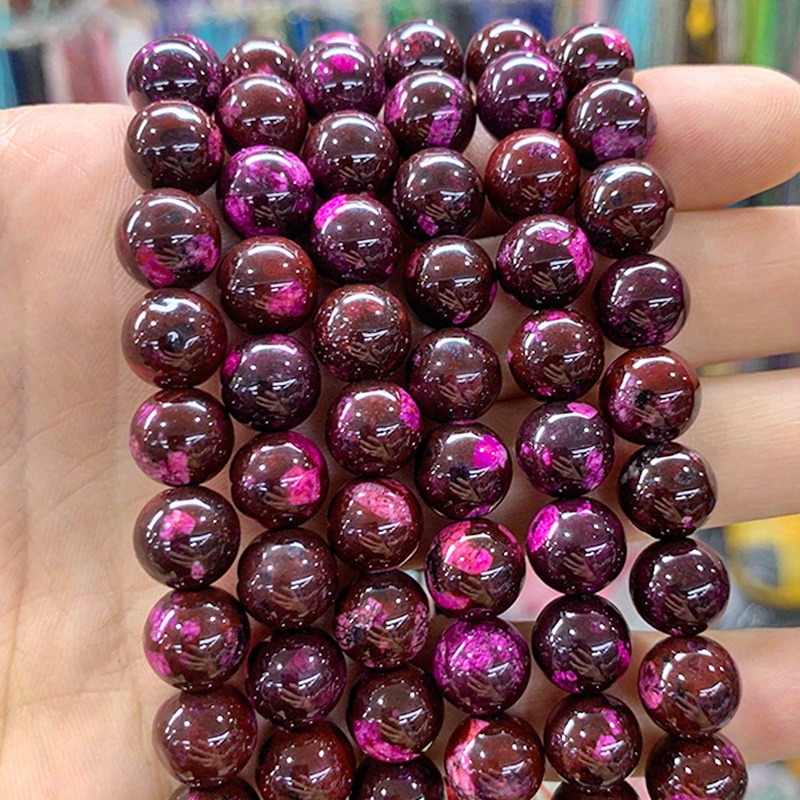 

Natural Red 3 Life Beads, 15" Strand, 6/8/10/12mm, Diy Jewelry Making, Anniversary Woman Rings, Bracelets, Keepsake, Crafts & Sewing Supplies, Decorative Beads