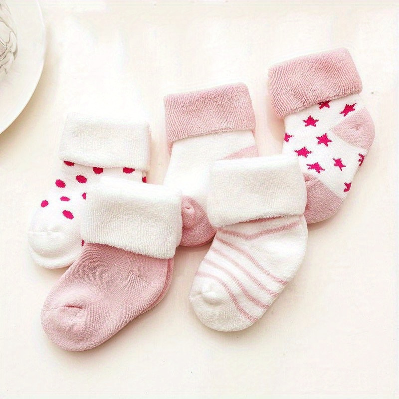 baby thermal socks cotton lined winter booties years Temu