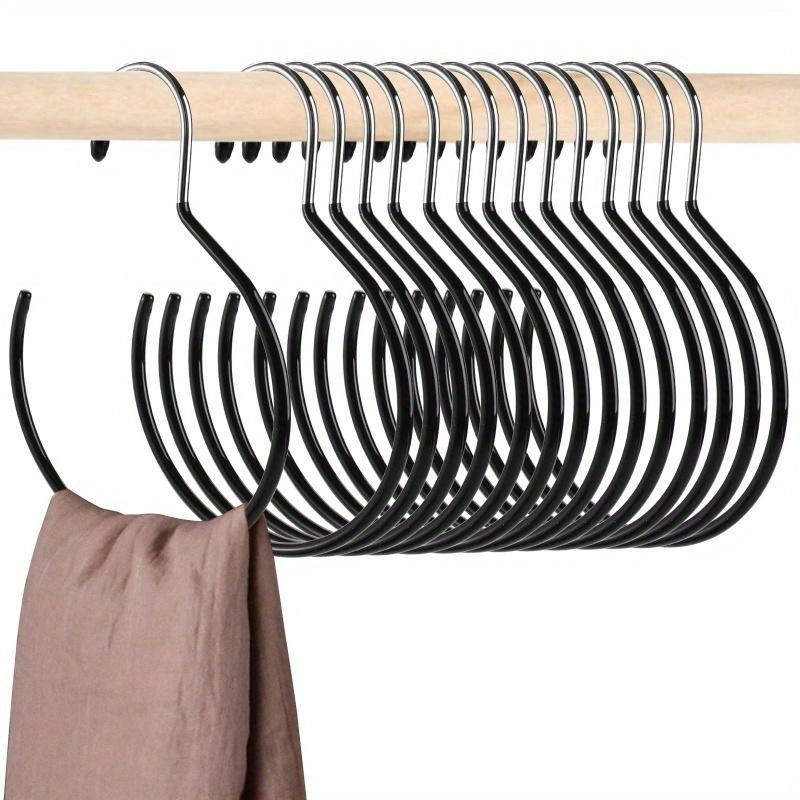 

Multifunctional Metal Belt Scarf Ring Hangers: Ties, Hanging Hook, Closet Organizer Accessory Holders - Organizer