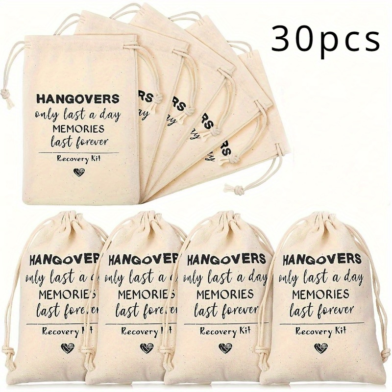 

30 Piece Hangover Kit Gift Bag, Perfect For Distributing Party Gifts, Perfect For Decorating Carnivals, Birthdays, Weddings, Christmas, , Thanksgiving, Graduation Season, And School Season Gifts