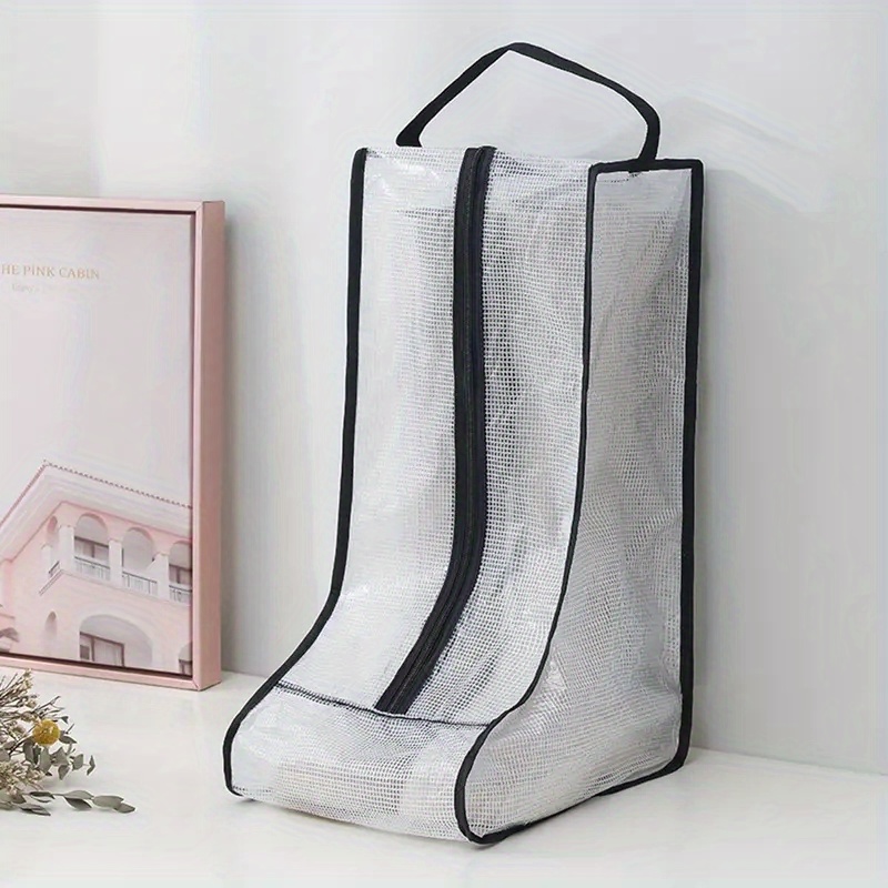 TEMU Waterproof Boot Storage Bag - Dust-proof & Portable Shoe Organizer