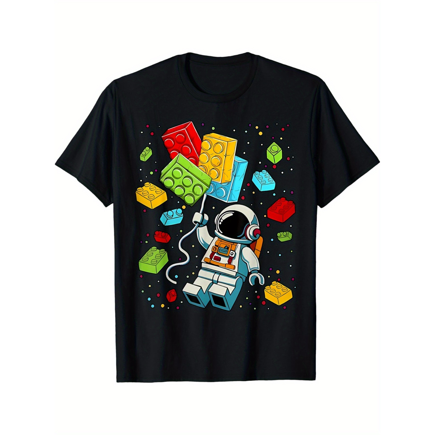 

Space Astronaut Building Blocks T-shirt