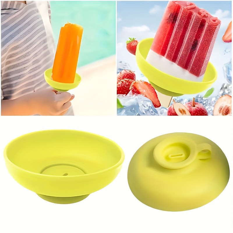 4pcs silicone ice cream grippers -   treat stands for all ages, ideal for summer   & outdoor activities details 3