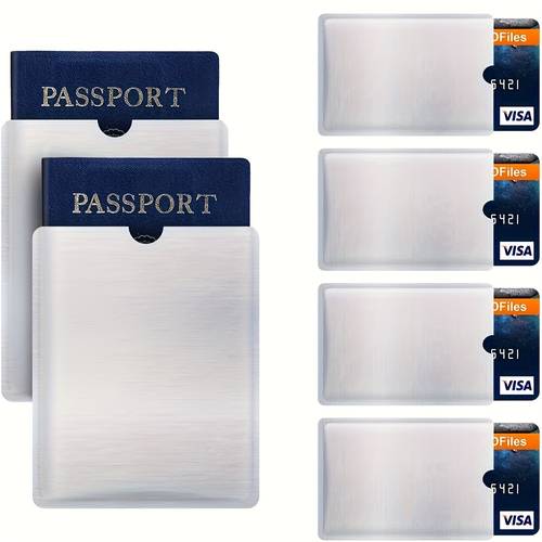 rfid blocking sleeve wallet pocket for 4 cards and 2