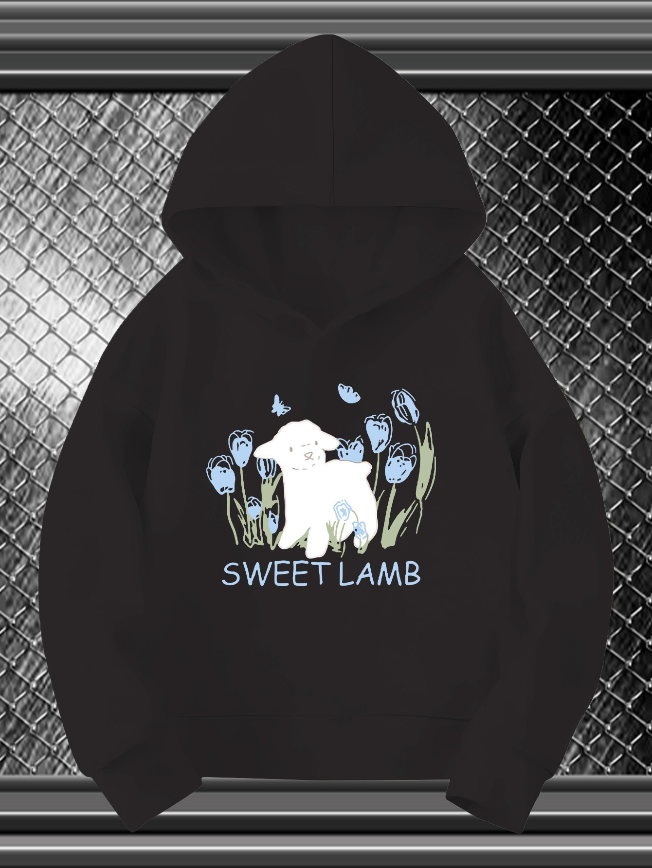 cozy stylish girls' hoodie cute sheep pullover Temu Ireland