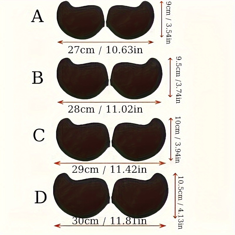 Invisible Stick-On Lift Bra - Strapless & Seamless Push-Up, Soft & Supportive, Opaque Self-Adhesive Backless Pasties for Women, Hand Washable, Perfect for Dresses & Tops, Backless Dress Accessory | Selfadhesive Undergarment