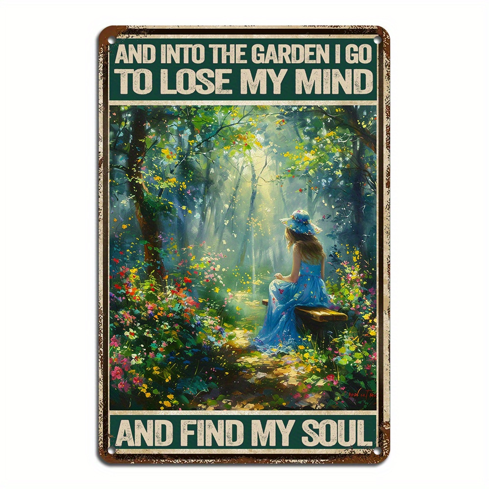 TEMU 2d Flat - A Metal Art Card Measuring 8 By 12 Inches Or 20 By 30 Centimeters, Depicting A Scene Of , Perfect For Your . This Vintage- Sign Is