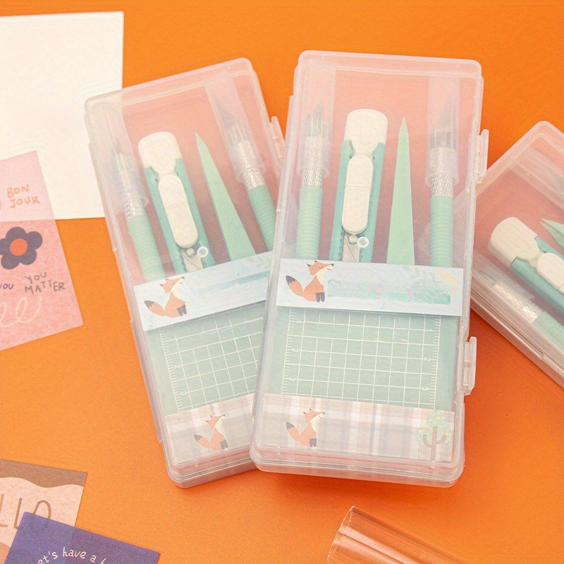 

Diy Scrapbooking Tool Kit Stainless Steel Pens, Knives, & Cutting