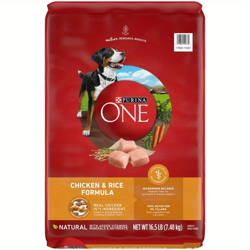 

1 Dry Dog Food For Adult And Rice Formula, 16. Bag