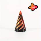 3d-printade spiralformade julgransdekorationer - festliga plastdekorationer för hem, kontor och fester - lämpliga för jul, thanksgiving, alla hjärtans dag, nyår och mer