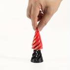 3d-printade spiralformade julgransdekorationer - festliga plastdekorationer för hem, kontor och fester - lämpliga för jul, thanksgiving, alla hjärtans dag, nyår och mer