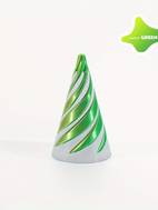 3d-printade spiralformade julgransdekorationer - festliga plastdekorationer för hem, kontor och fester - lämpliga för jul, thanksgiving, alla hjärtans dag, nyår och mer
