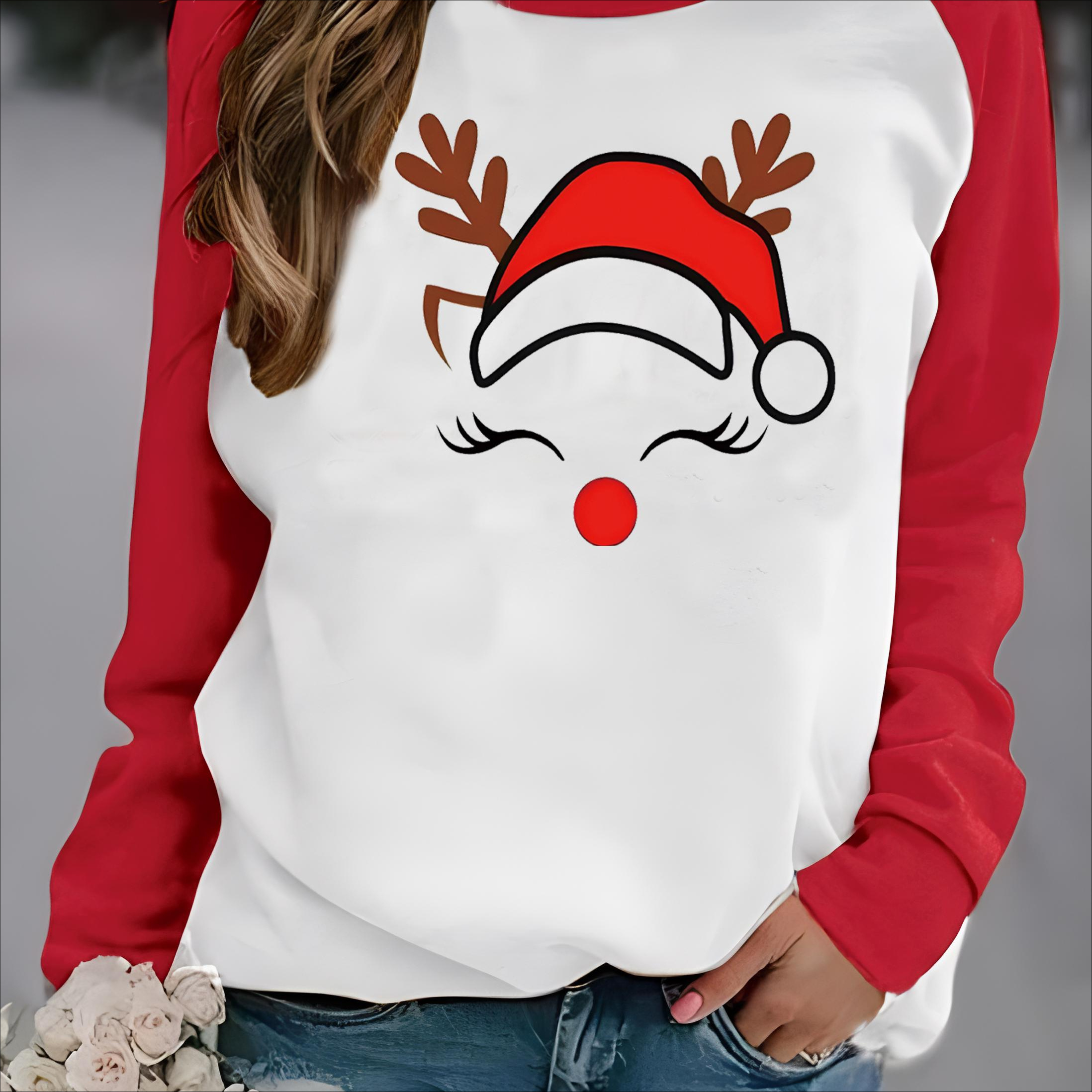 

's Christmas Sweatshirt - Long , , , Washable