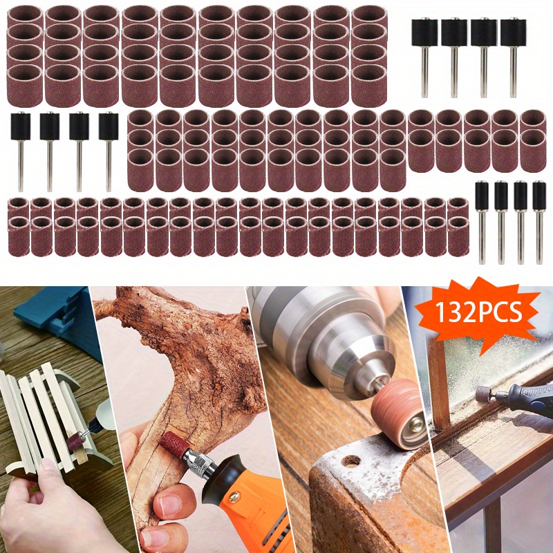 

132pcs Tool Kit - , , Polishing & Removal For Woodworking