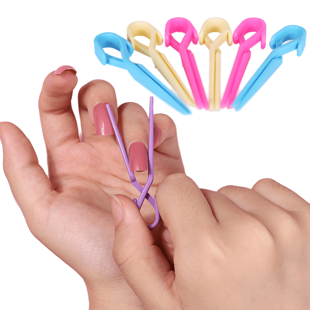 

10pcs Anti-spill Nail Polish Protector Clips, Uv Gel Application Guards, French Manicure Painting Overflow Prevention Tools & Accessories