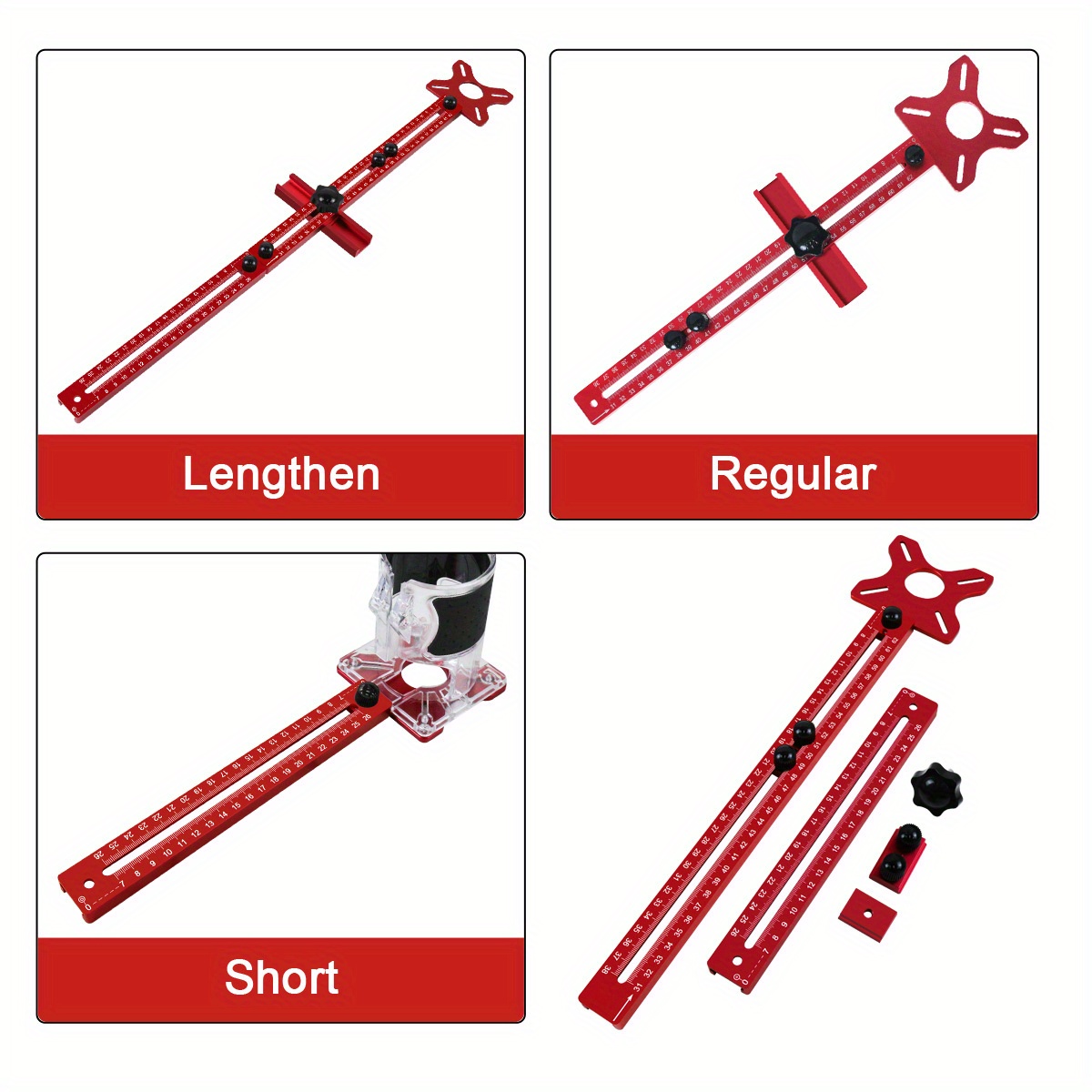  aluminum router jig for 3 54 to 24 grooving tool details 7