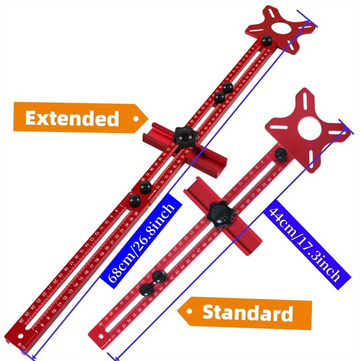  aluminum router jig for 3 54 to 24 grooving tool details 3