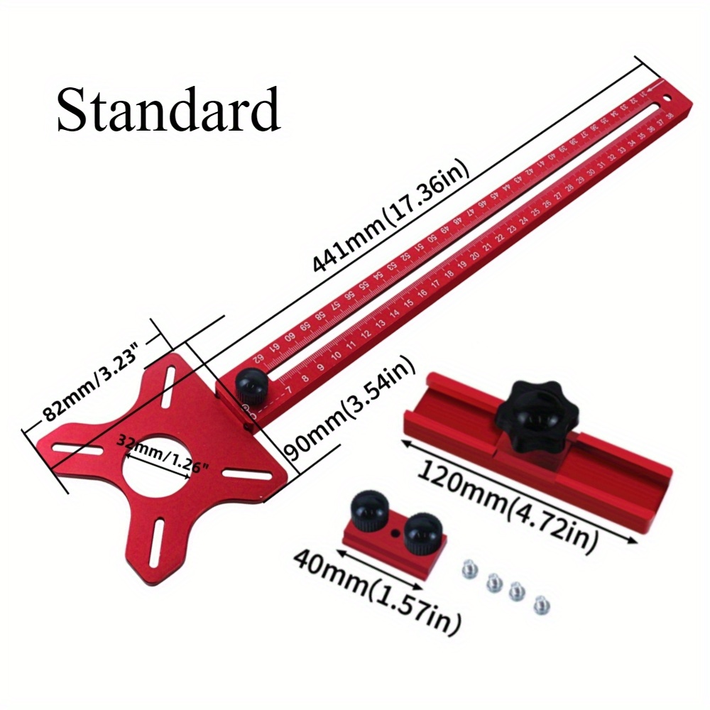  aluminum router jig for 3 54 to 24 grooving tool details 5