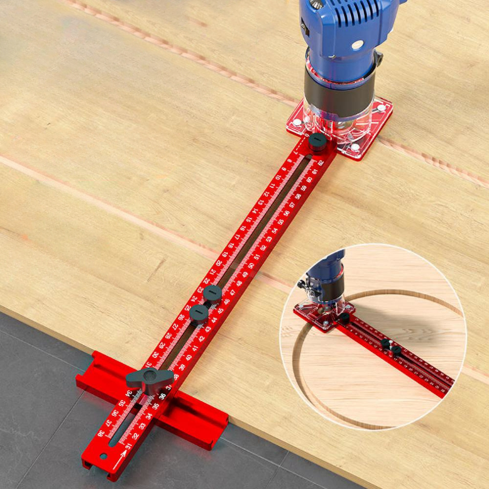  aluminum router jig for 3 54 to 24 grooving tool details 9