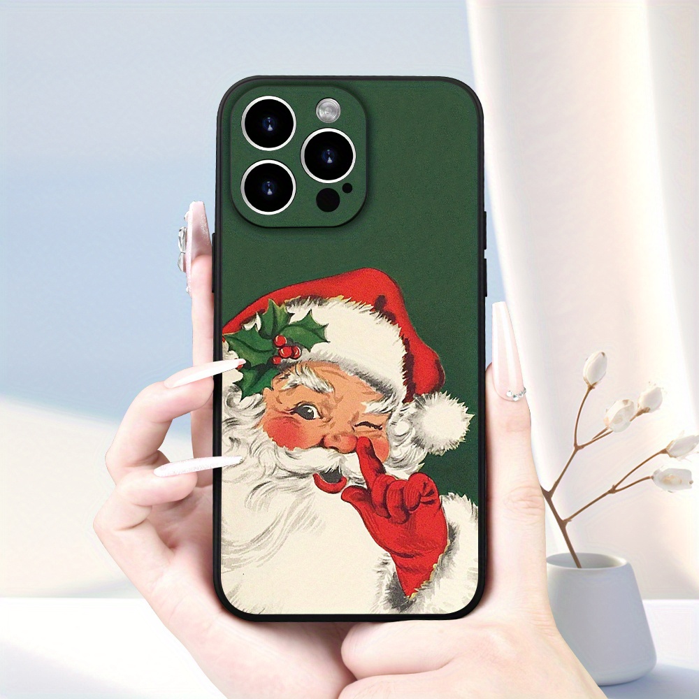 

Creative Santa Claus Printed Mobile Phone Case For Iphone 15 14 13 12 11 Xs Xr X 7 8 Plus Pro Max Mini